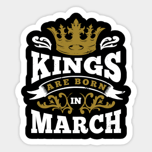 March Monarchs Birthday Pride Sticker